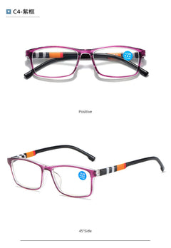 New fashion printing anti-blue presbyopic glasses spring leg presbyopic glasses HD presbyopic glasses for the elderly