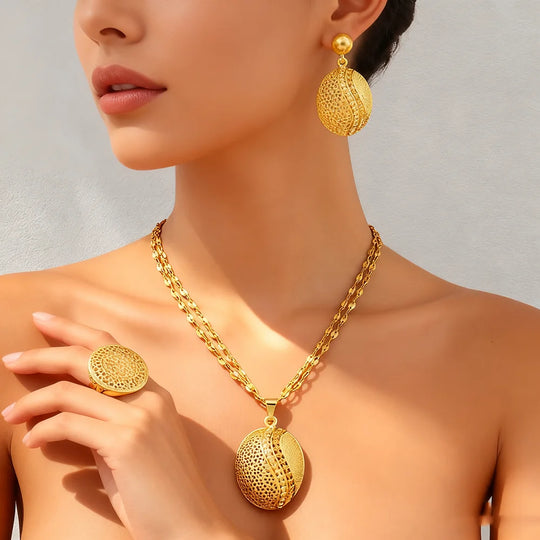 G Style Gold-Plated Jewelry Set Women&