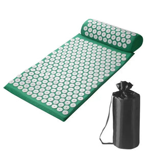 G Active Acupressure Massage Mat & Pillow Set Spike Yoga Mat for Relaxation & Wellness