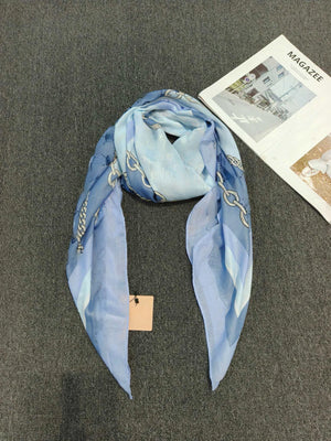 G Style European Print Scarf Soft Versatile Shawl & Lightweight Fashion Wrap