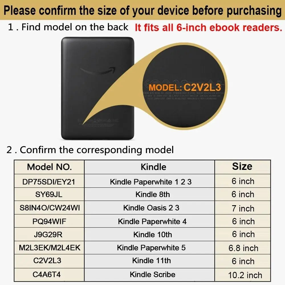 Universal Kindle Cover Kindle 4 5 Paperwhite 6-Inch