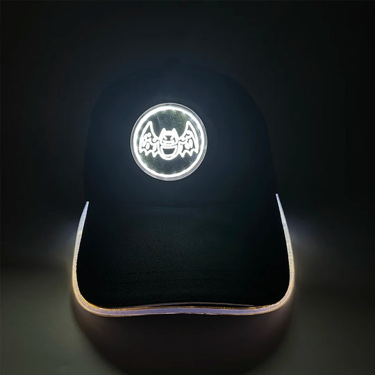G Costume LED Light-Up Baseball Cap Flashing Adjustable Party, Festival &amp; Cosplay Hat