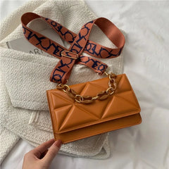 Fashion Women Shoulder Bag Handle Handbags PU Leather Women Flap Bag Female Large Capacity Vintage Casual Crossbody Bag