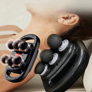 G Active 6-Head Deep Tissue Massage Gun Percussion Massager for Neck & Full Body