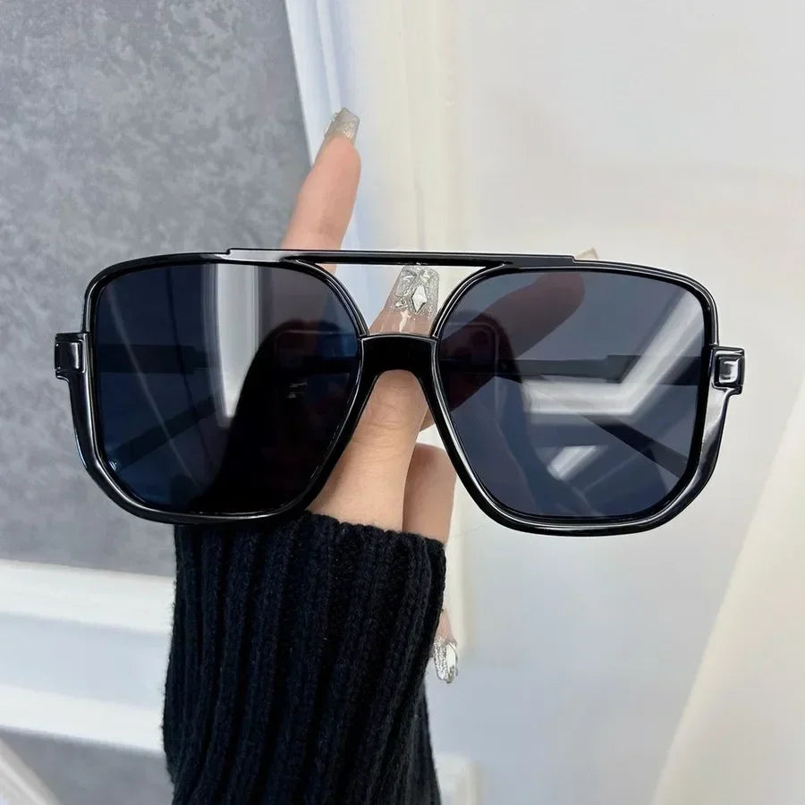 G Style Oversized Rectangle Sunglasses Unisex UV400 Fashion Eyewear