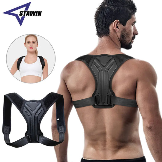 G Active Adjustable Back &amp; Shoulder Posture Corrector Belt Upper Back, Neck &amp; Clavicle Support Brace for Men &amp; Women