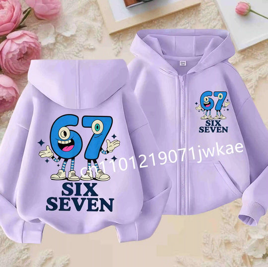 G Kids Graphic Zip-Up Hoodie Soft Hooded Sweatshirt for Boys &amp; Girls
