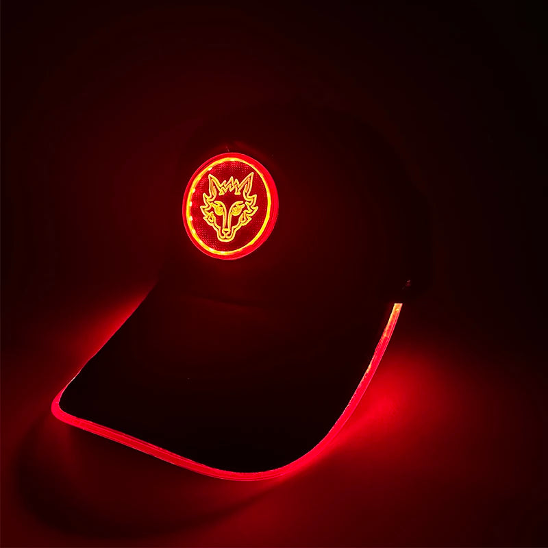 G Costume LED Light-Up Baseball Cap Flashing Adjustable Party, Festival &amp; Cosplay Hat