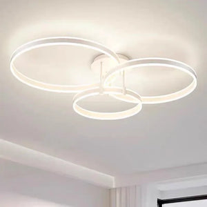 G Living Modern Dimmable LED Ring Chandelier Contemporary Pendant Light for Living Room & Dining Room