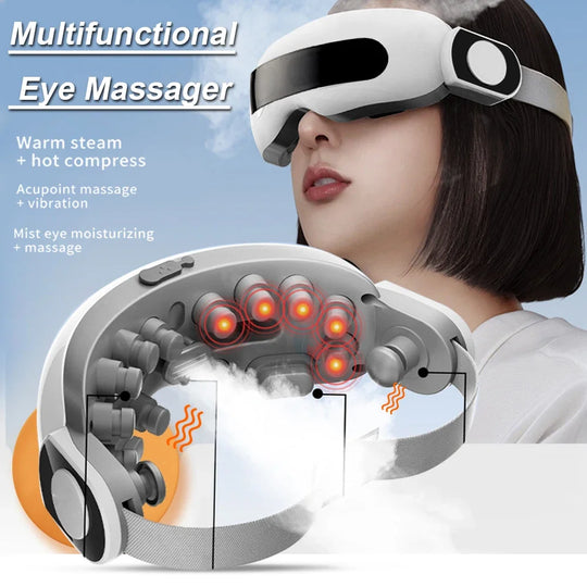 G Active Heated Eye Massager Vibration &amp; Warm Compress Eye Care Device