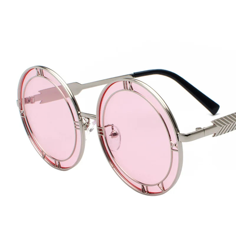 G Style Round Unisex Sunglasses UV400 Retro Fashion Eyewear