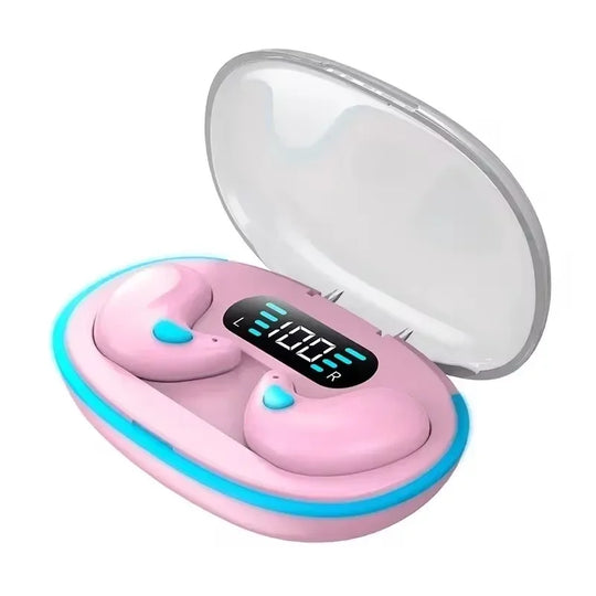G Audio X55 Wireless Sleeping Earbuds Bluetooth 5.3 Mini Earbuds with HD Mic &amp; Waterproof Design