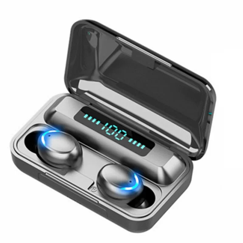 G Audio F9-5 TWS Wireless Bluetooth Earbuds HiFi Stereo Earphones with Charging Case &amp; Microphone