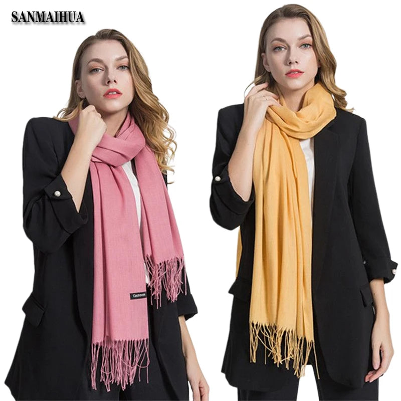 G Style Women's Pashmina Shawl & Wrap Soft Large Scarf for Travel, Weddings & Evening Wear