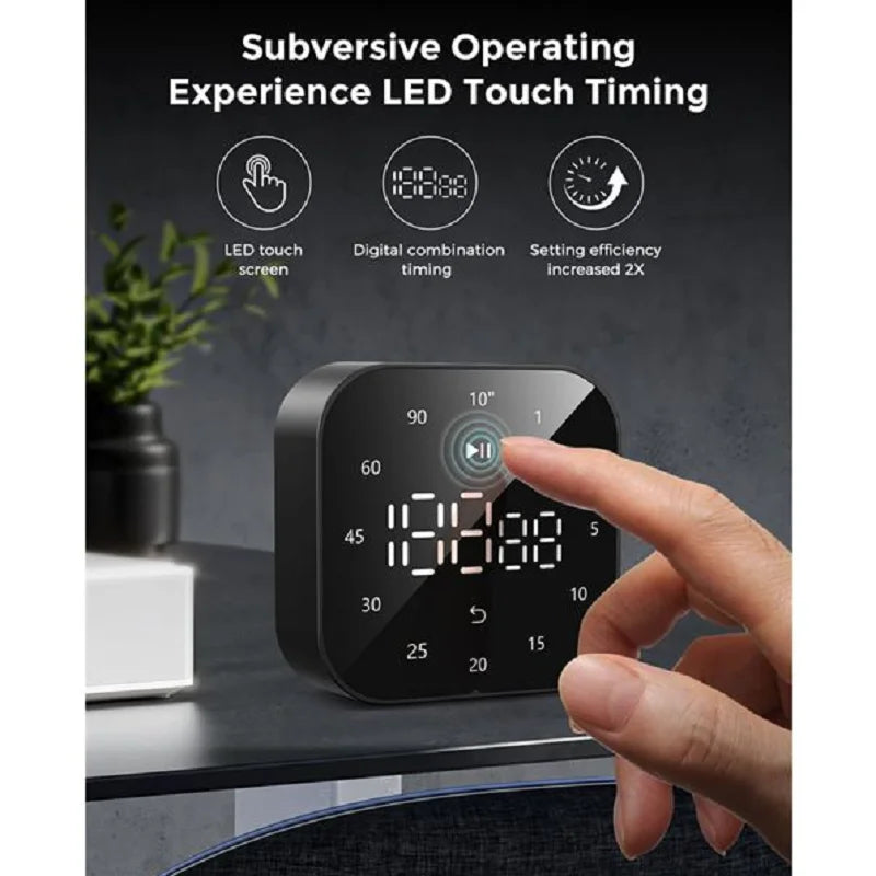 G Workspace Digital Kitchen Timer Magnetic Countdown & Pomodoro Productivity Timer