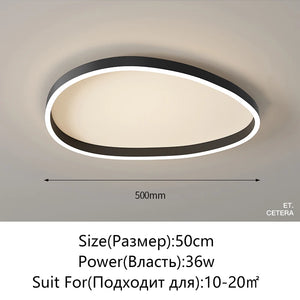 G Living Modern LED Ring Chandelier Contemporary Ceiling Light for Living Room, Dining Room & Bedroom