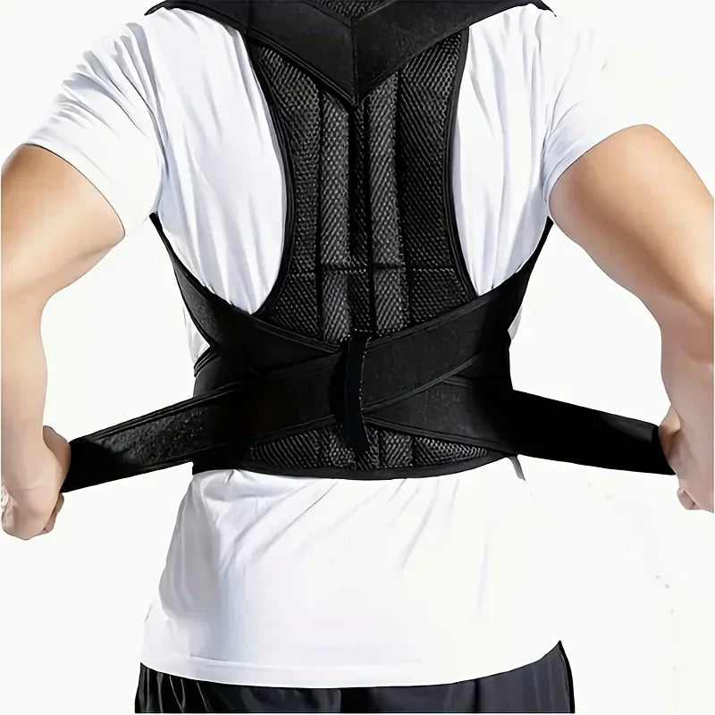 G Active Posture Corrector for Men &amp; Women Adjustable Back, Shoulder, Clavicle &amp; Spine Support Brace