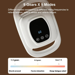 G Active 6-Head Deep Tissue Massage Gun Percussion Massager for Neck & Full Body