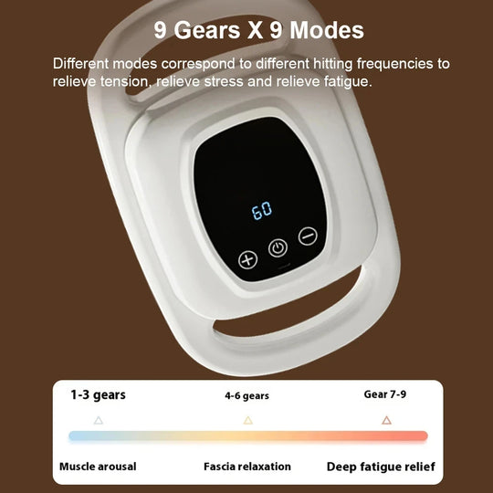 G Active 6-Head Deep Tissue Massage Gun Percussion Massager for Neck &amp; Full Body