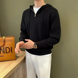 G Style Men's Full-Zip Hooded Sweatshirt Casual Zip-Up Hoodie Jacket