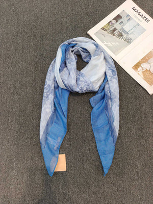 G Style European Print Scarf Soft Versatile Shawl & Lightweight Fashion Wrap