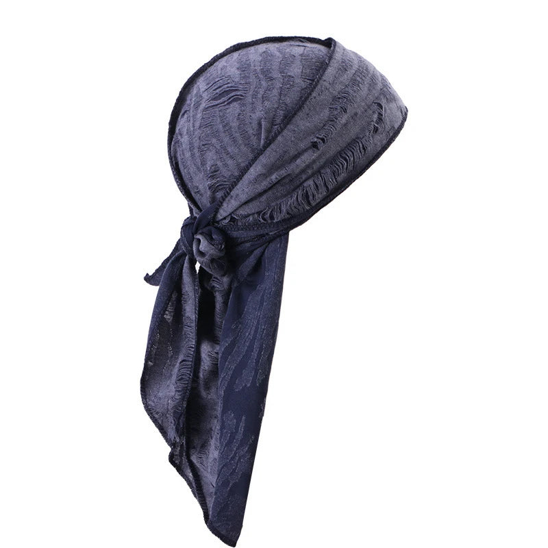 G Style Jersey Durag Unisex Extra Long Tail Head Wrap Cap for Everyday Wear
