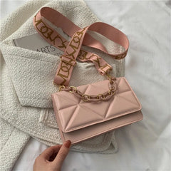 Fashion Women Shoulder Bag Handle Handbags PU Leather Women Flap Bag Female Large Capacity Vintage Casual Crossbody Bag