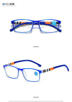 New fashion printing anti-blue presbyopic glasses spring leg presbyopic glasses HD presbyopic glasses for the elderly
