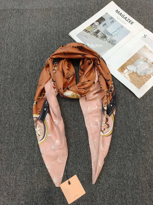 G Style European Print Scarf Soft Versatile Shawl & Lightweight Fashion Wrap