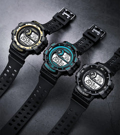 COOBOS Digital Watch Men Waterproof Electronic Fashion LED Watches Luminous Alarm Sports Man Militray Clock Gift Reloj Hombre