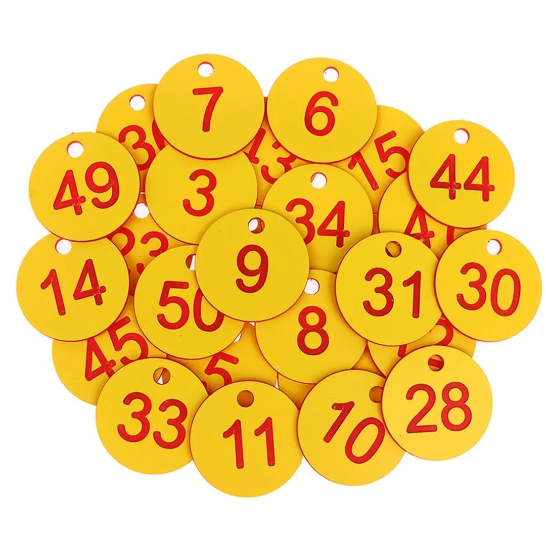G Garden 1–100 Numbered Beehive Tags Red Livestock, Apiary &amp; Garden Marker Labels