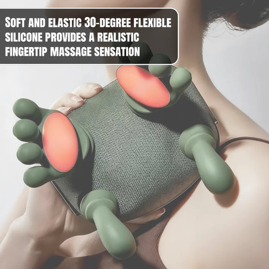 G Active Shiatsu Neck &amp; Shoulder Massager Electric Deep Kneading Massage with Finger Pressure