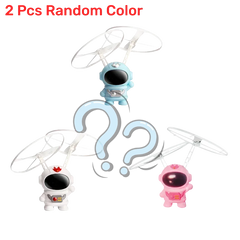 Levitating Luminous Flying Robot Astronaut Toy Aircraft Hand-Controlled Drone Interactive with Lights Outdoor Toys for Kids Gift