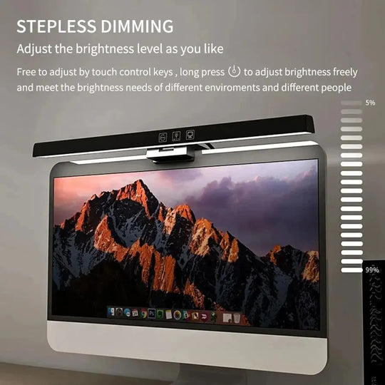 G Workspace LED Monitor Light Bar USB Powered Dimmable Screen Desk Lamp for Home &amp; Office