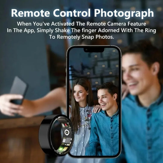 G Active Smart Health Ring Heart Rate, Blood Oxygen, Sleep &amp; Activity Tracker with Remote Camera Control