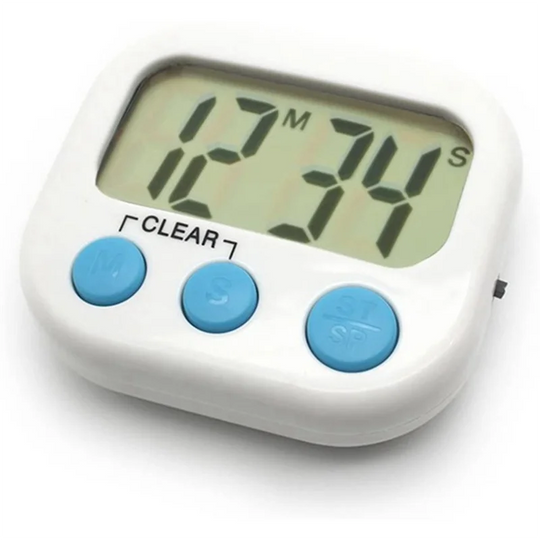 G Workspace 6PCS Digital Classroom Timers for Teachers &amp; Kids Portable Countdown Timer Set (White &amp; Blue)