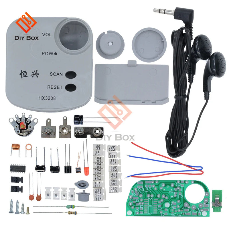 HX3208 Radio Electronic DIY Kits FM Frequency Modulation Micro SMD Radio Module 1.8V-3.5V High Sensitive