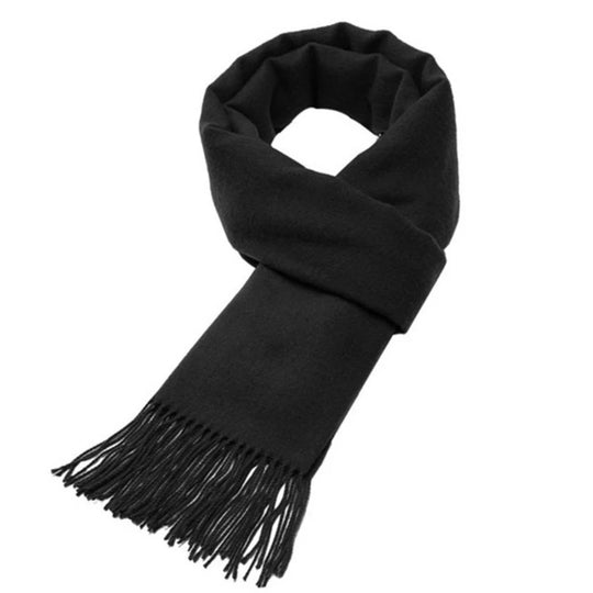 G Style Unisex Winter Wool Scarf Soft Long Tassel Warm Shawl