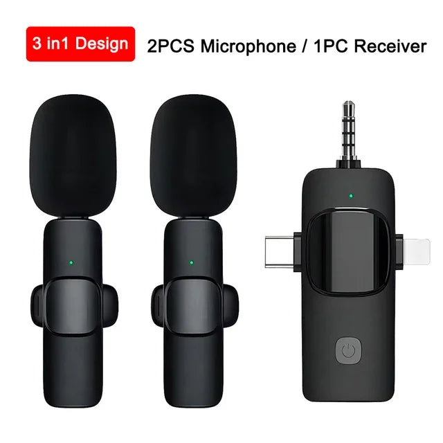 G Creator Wireless Lavalier Microphone for iPhone &amp; Android Clip-On Noise Reduction Mic for Streaming, Vlogging &amp; Recording