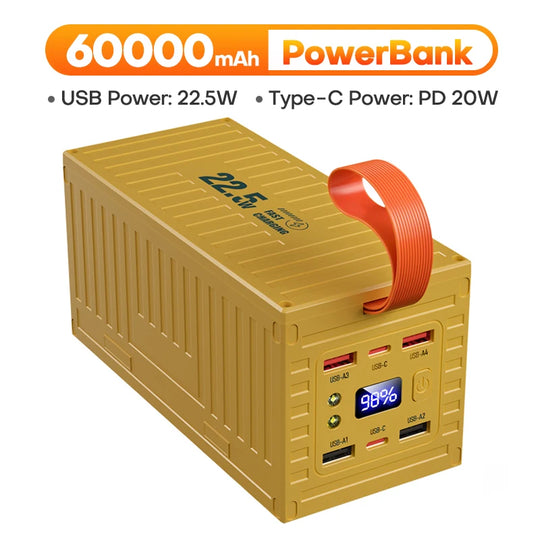 G Creator QOOVI 60,000mAh 22.5W PD Fast Charging Power Bank Portable Charger for iPhone &amp; Android