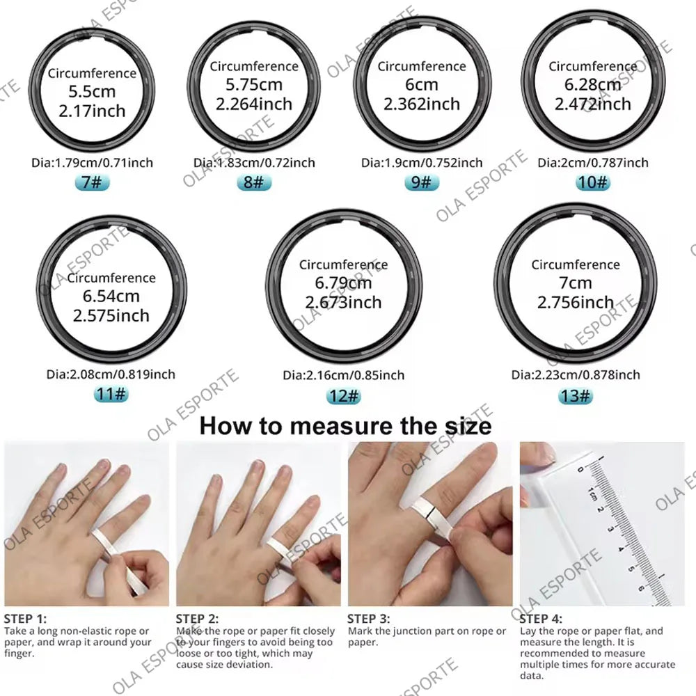 G Active Smart Ring with Touch Display Wireless Charging &amp; 5ATM Waterproof Smart Ring for Men &amp; Women