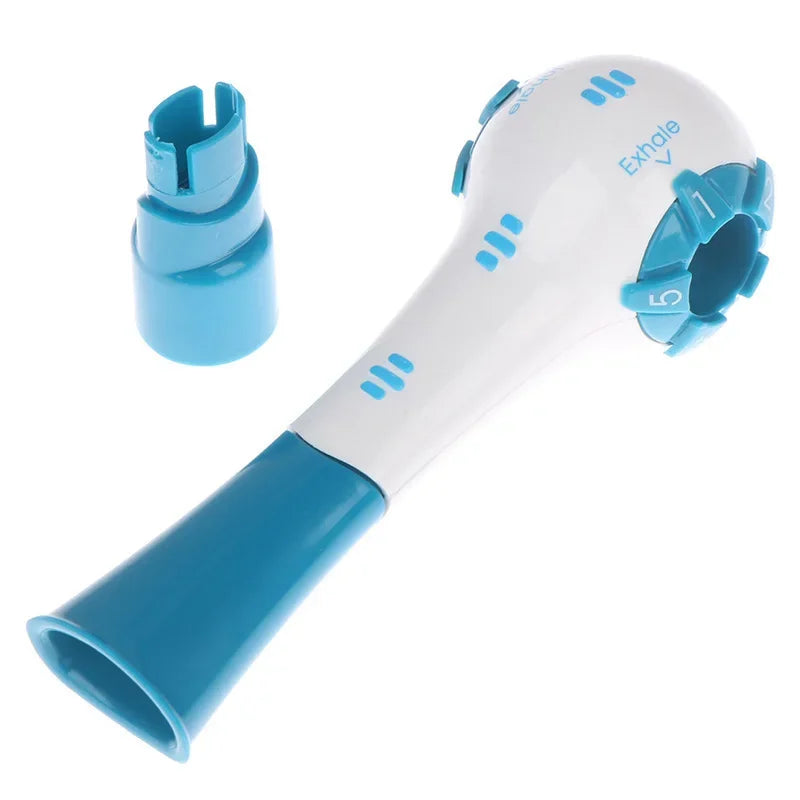 G Active Adjustable Breathing Exercise Trainer Handheld Respiratory Training Device for Daily Breathing Workouts