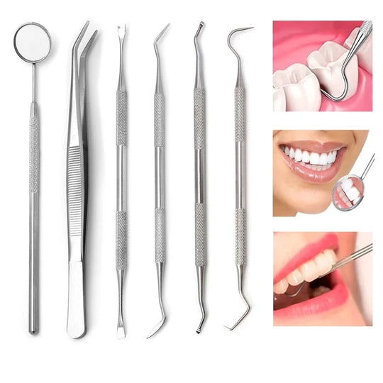 G Care Stainless Steel Tooth Cleaner Tool Kit Precision Dental Scraper for Oral Care