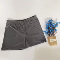 New spring and summer girls ice three-point safety pants anti light pants lace lace black bottomed shorts