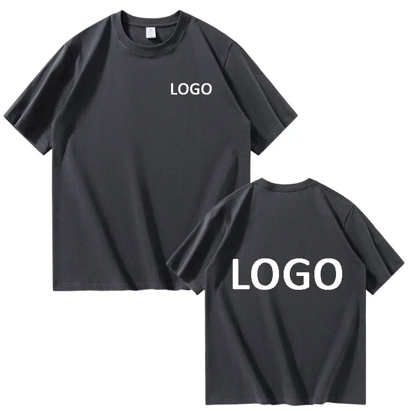 G Style Custom Printed Cotton T-Shirt Unisex Short Sleeve Crew Neck Graphic Tee