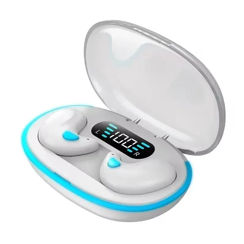 G Audio X55 Wireless Sleeping Earbuds Bluetooth 5.3 Mini Earbuds with HD Mic &amp; Waterproof Design