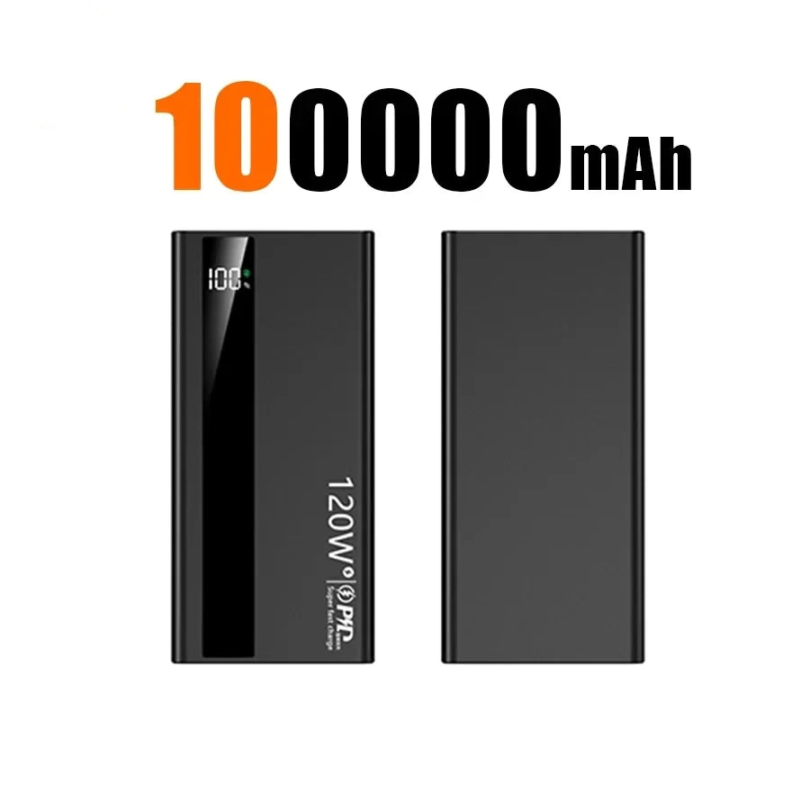 G Creator 120W Fast Charging Power Bank High-Capacity Portable Charger with PD 20W for Phones &amp; Tablets