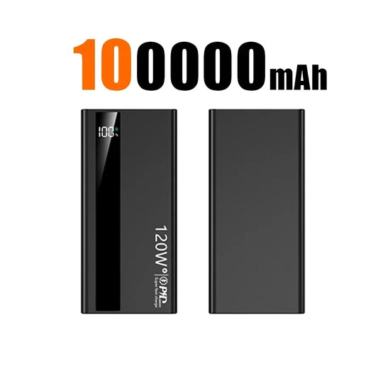 G Creator 120W Fast Charging Power Bank High-Capacity Portable Charger with PD 20W for Phones &amp; Tablets