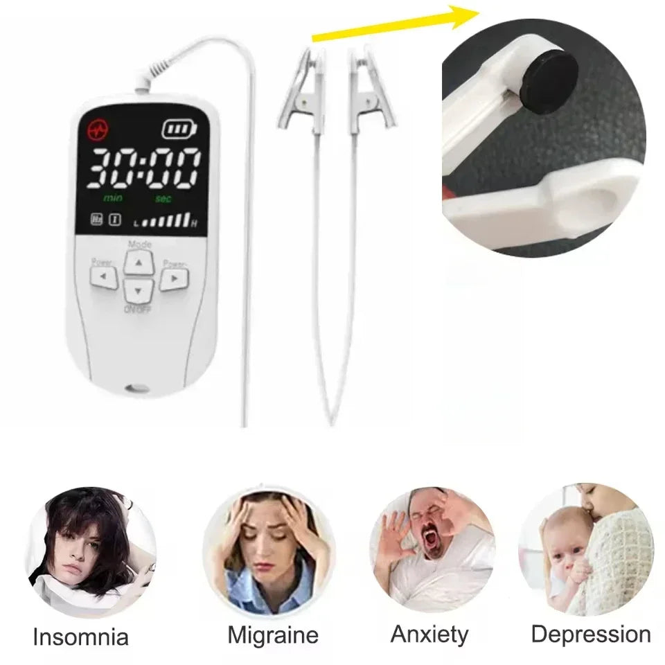 G Active Portable Cranial Stimulation Relaxation Device Rechargeable Wellness Massager