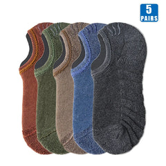 5 Pairs Men Short Socks Cotton High Quality Crew Ankle Casual Soft Low-Cut Non-Slip Breathable Summer Autumn 2022 Sock for Male
